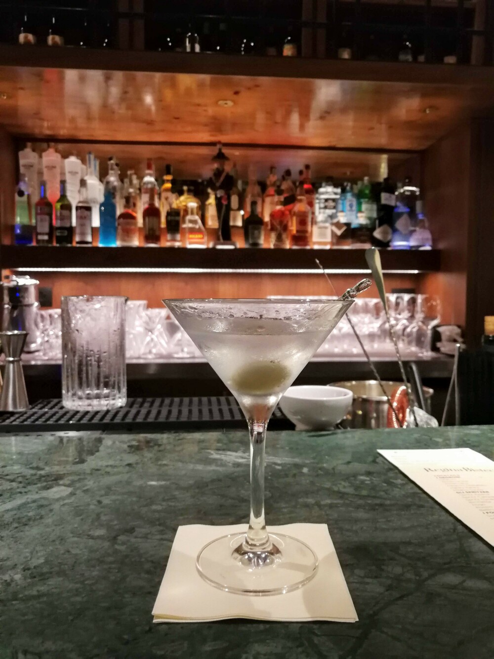 Martini cocktail at Regina Bistecca, Firenze