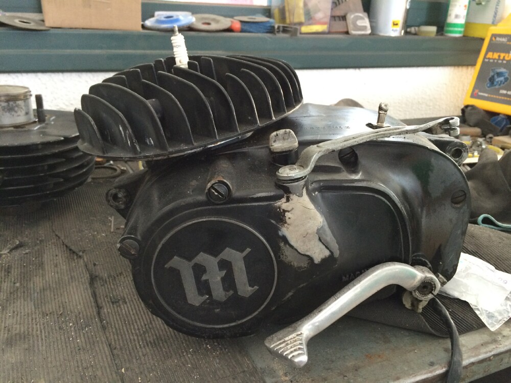 Montesa 247 black engine (1981)