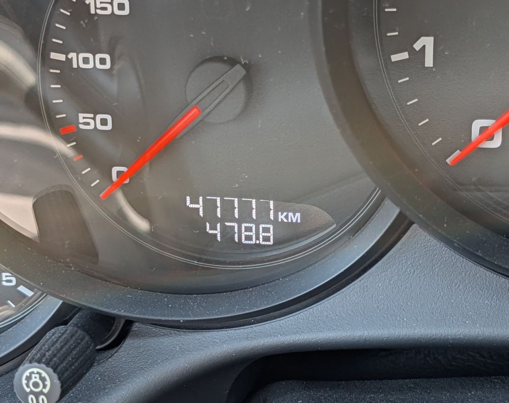 4777 kms in 10 years...