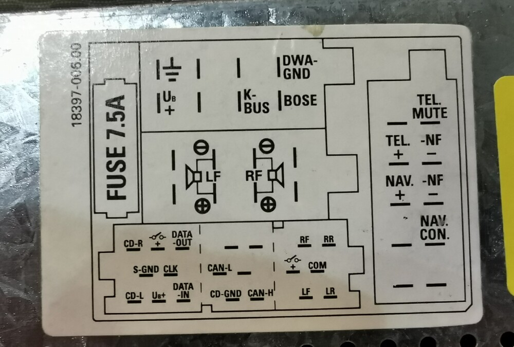 Audi Chorus wiring