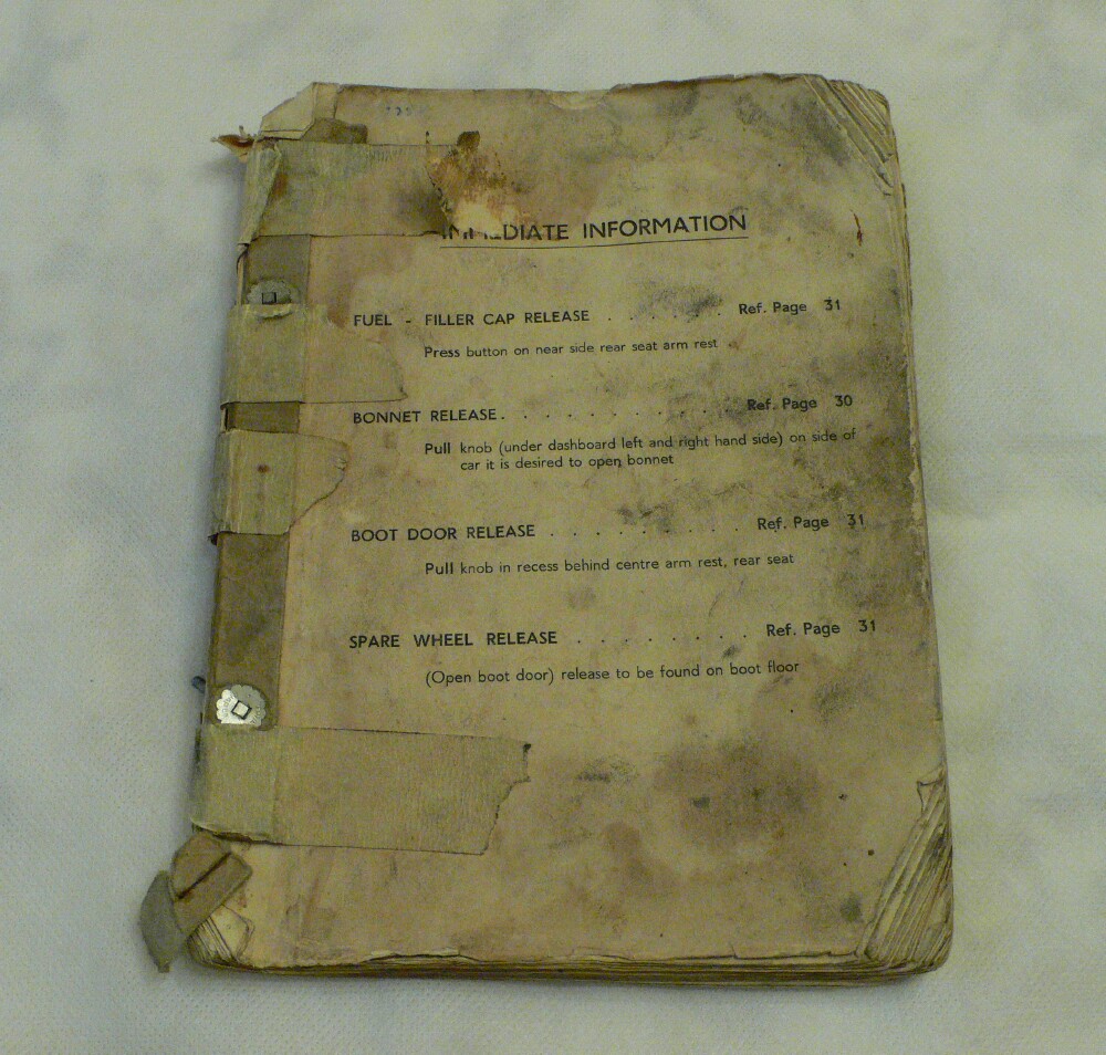 The restoration of the Instruction Manual of a Bristol 401