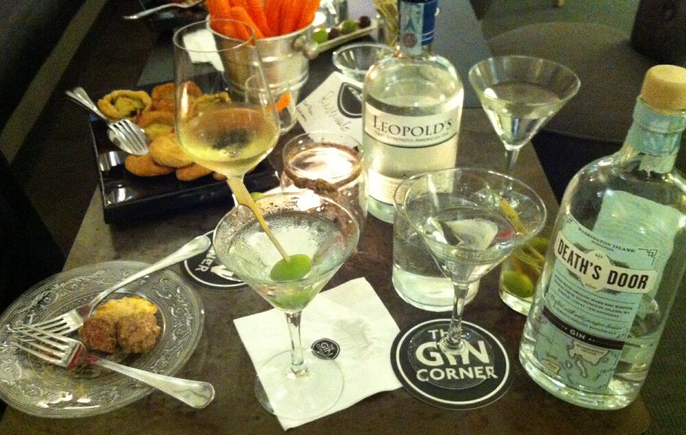 Martini Temples- The Gin Corner in Rome
