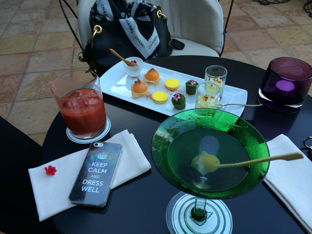 Martini cocktail at the Pellicano, Argentario