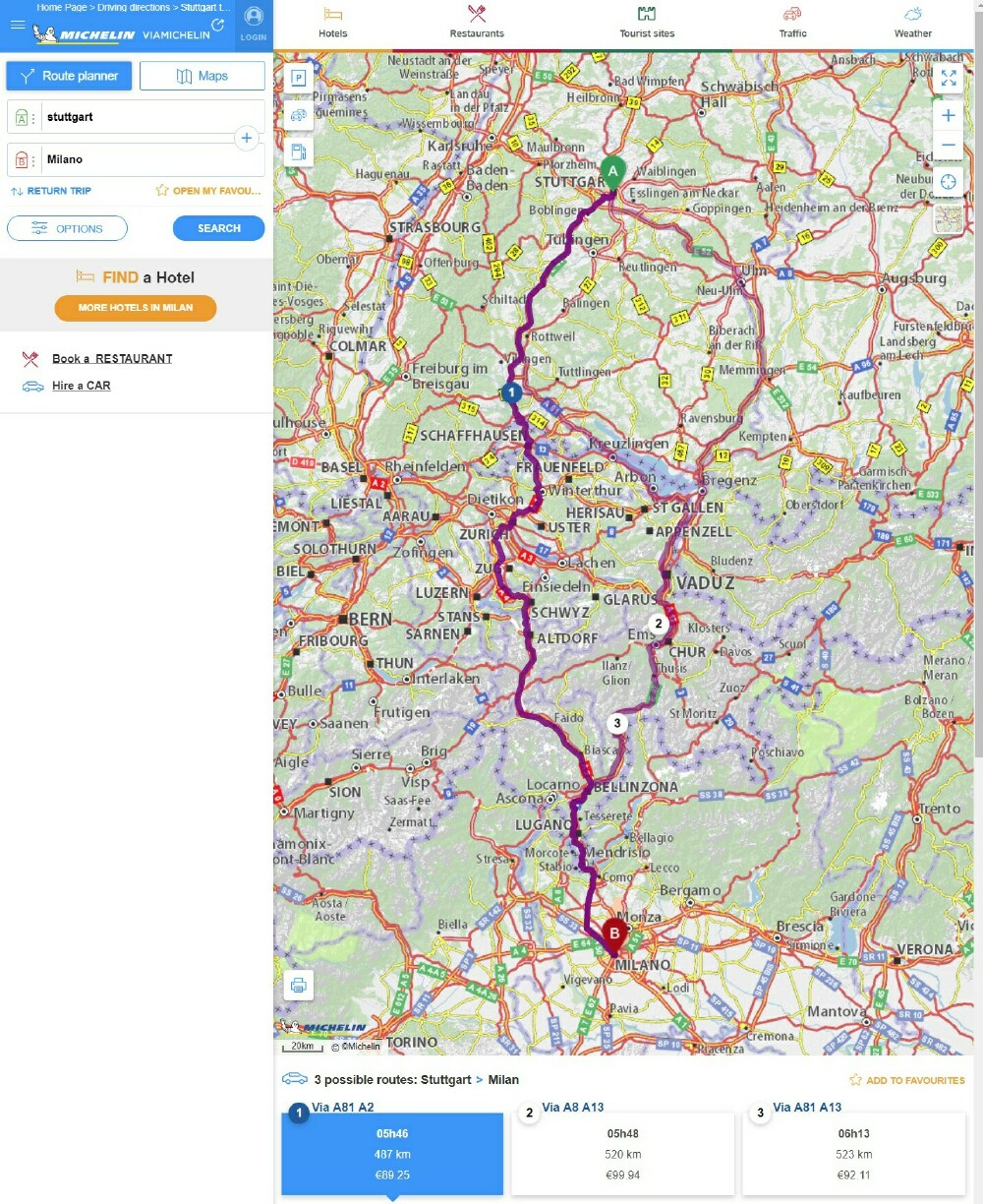 Stuttgart-Milano