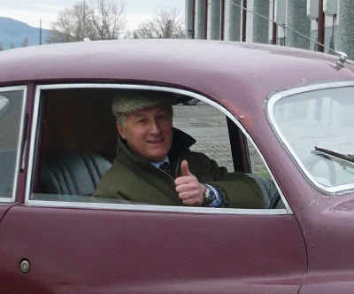 Stefano Pasini and his 1953 Bristol 403